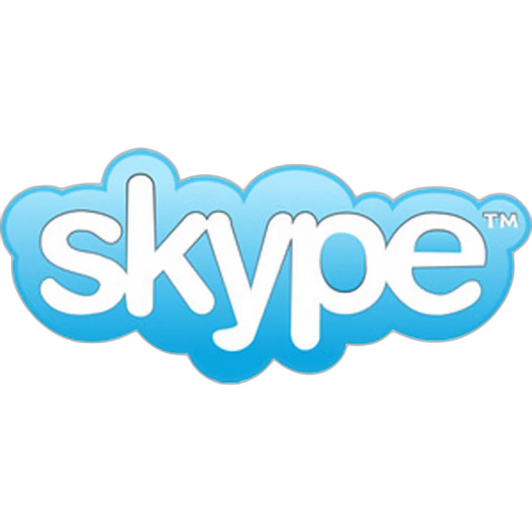 Logo do Skype para o melhor curso de inglês online do Brasil